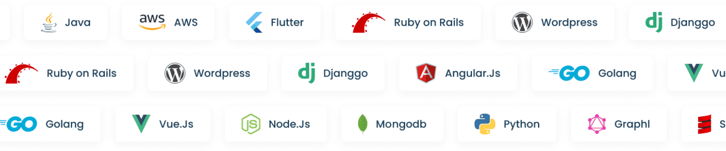 Our Tech Stack logos